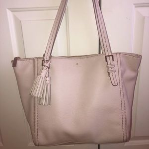 Kate Spade Tote Purse. Beige/pale pink tone color